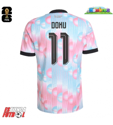 Bélgica Jeremy Doku #11 Segunda Equipación Mundial 2026 Manga Corta Bélgica Jeremy Doku #11 Segunda Equipación Mundial 2026 Manga Corta